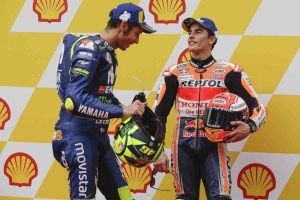 Valentino Rossi i Marc Márquez el 2008 | © EFE
