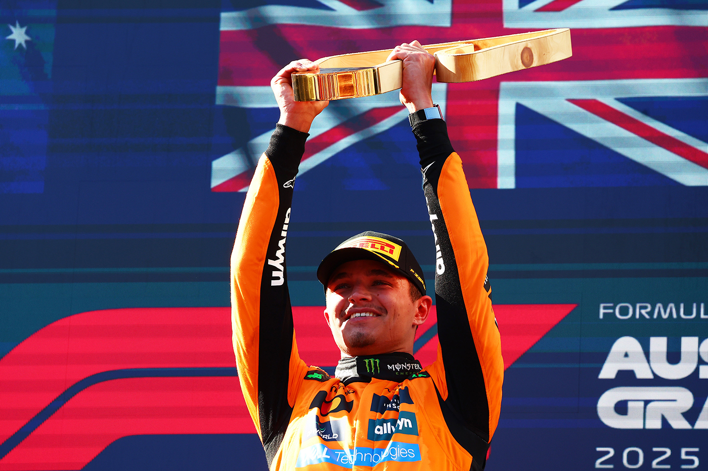 Lando Norris celebrando el triunfo en el circuito de Spielberg | © Joe Portlock - Getty Images